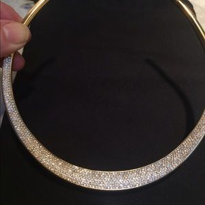 Michael Kors Pave choker necklace
