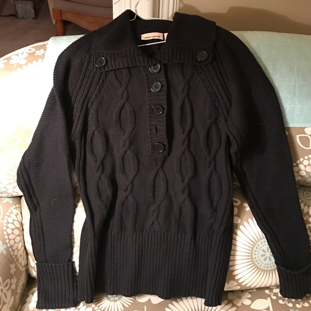 DKNY Jeans black sweater