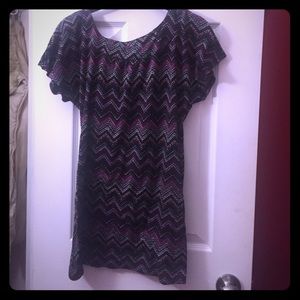 Purple body con dress