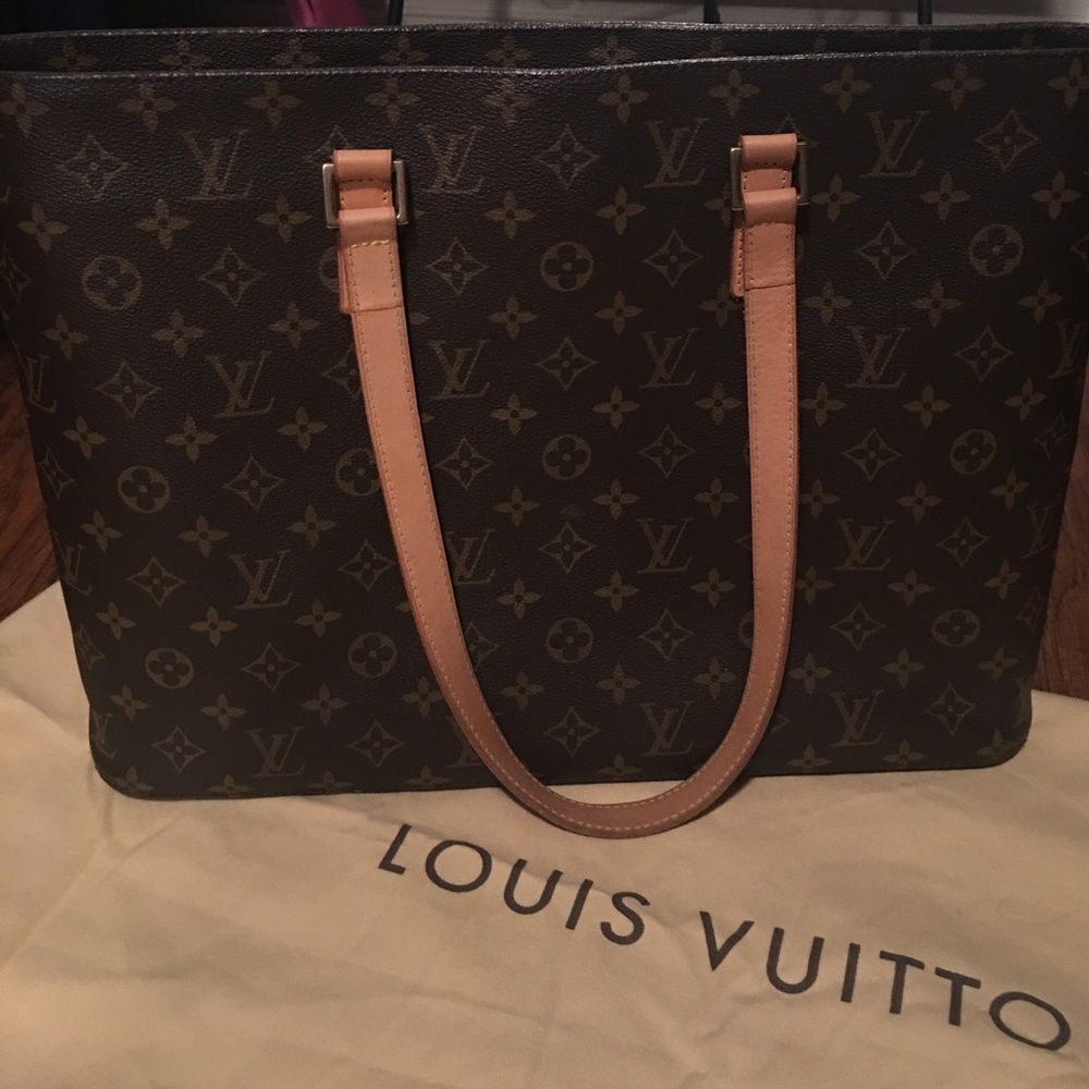 Louis Vuitton briefcase style tote