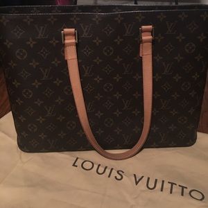 Louis Vuitton briefcase style tote