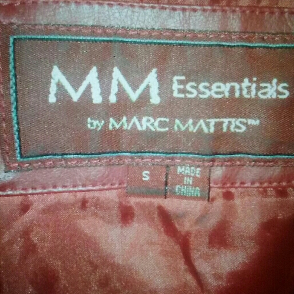 Red Leather Jacket - Picture 2 of 2