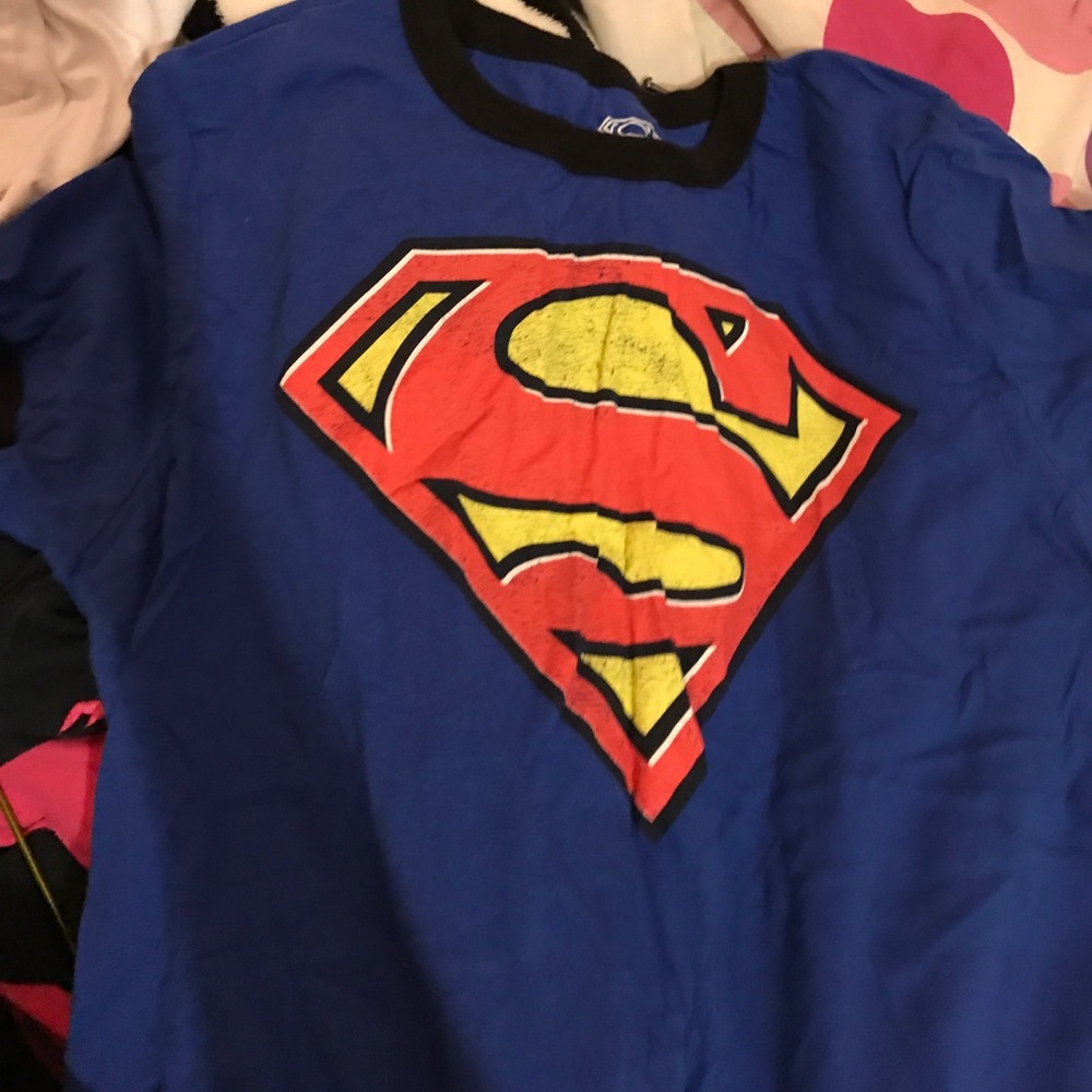 adorable super man shirt