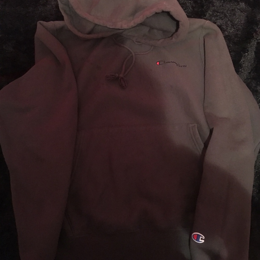 Champion grey hoodie