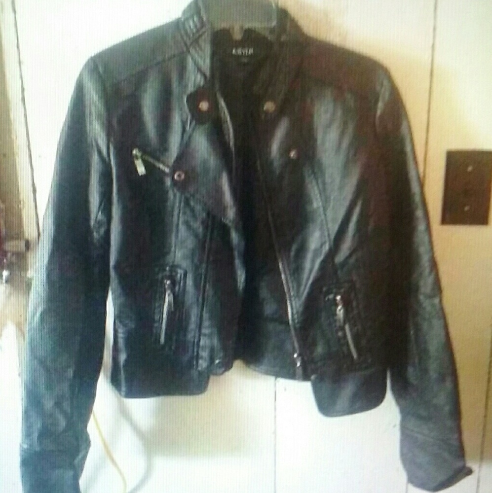 Brand New Black Leather Jacket