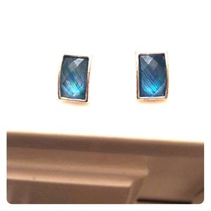 blue earrings