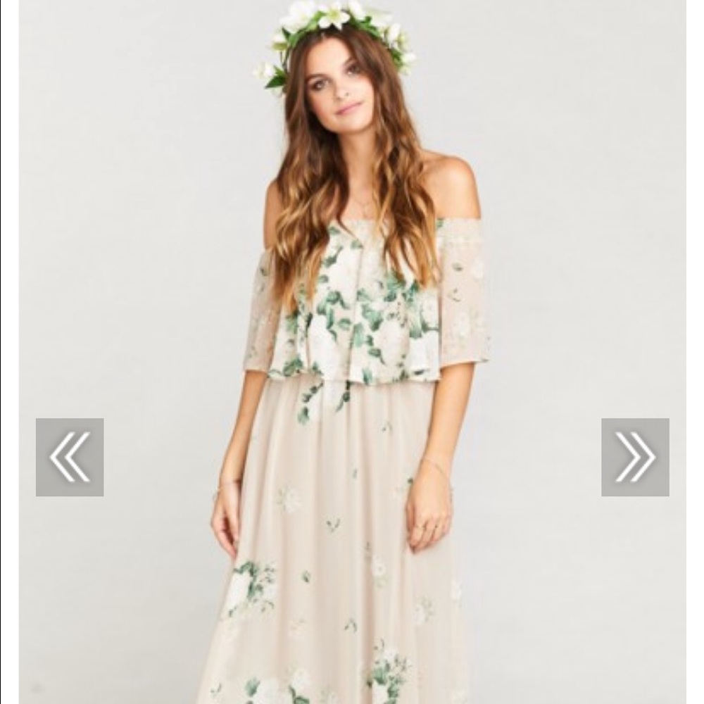 Show me your mumu hacienda maxi in bouquet toss
