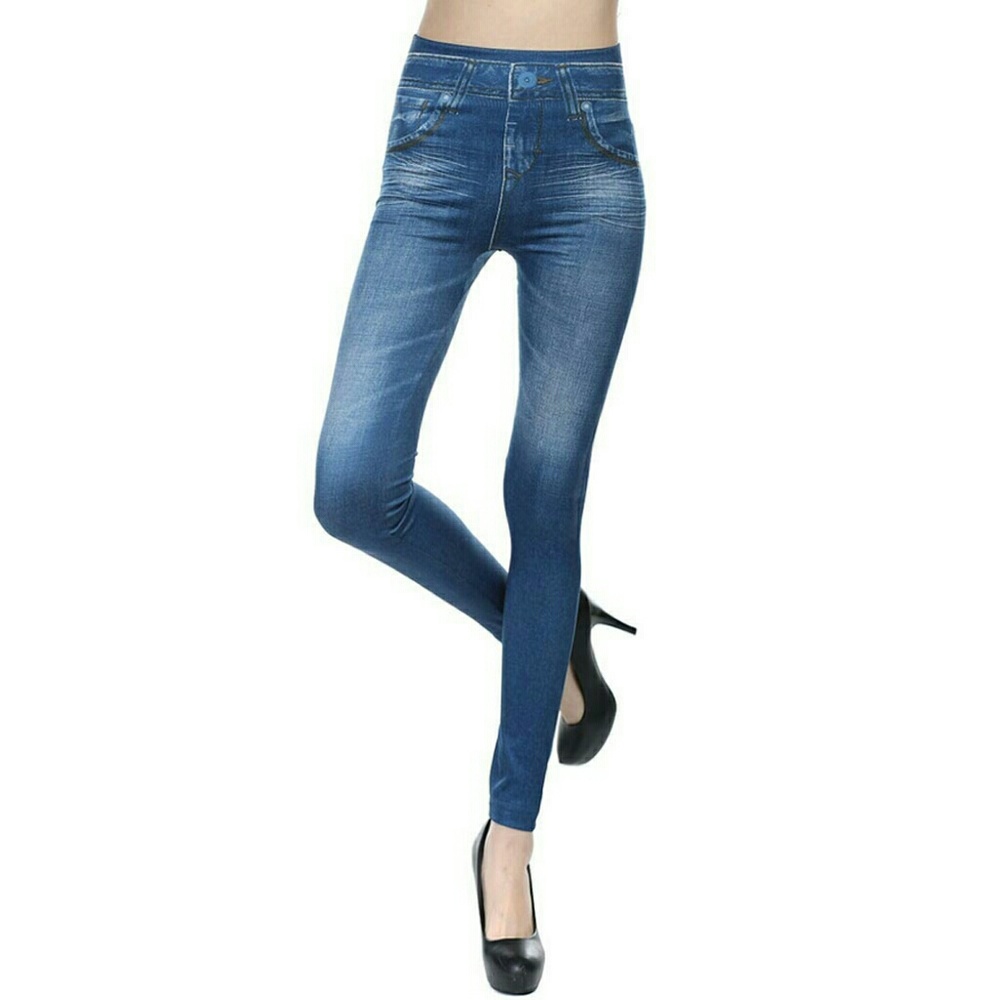 Denim print jean  leggings
