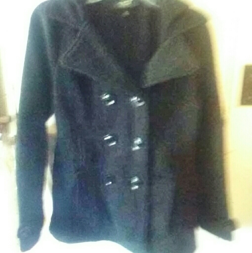 Black Hooded Coat