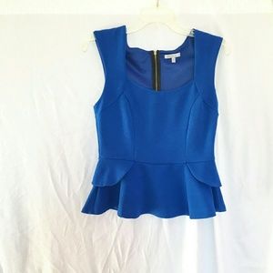 Medium royal blue top