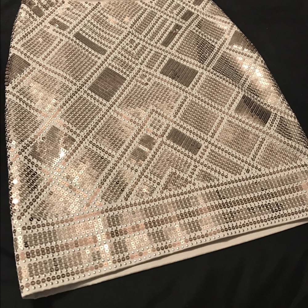 White House Black Market Sequin Skirt