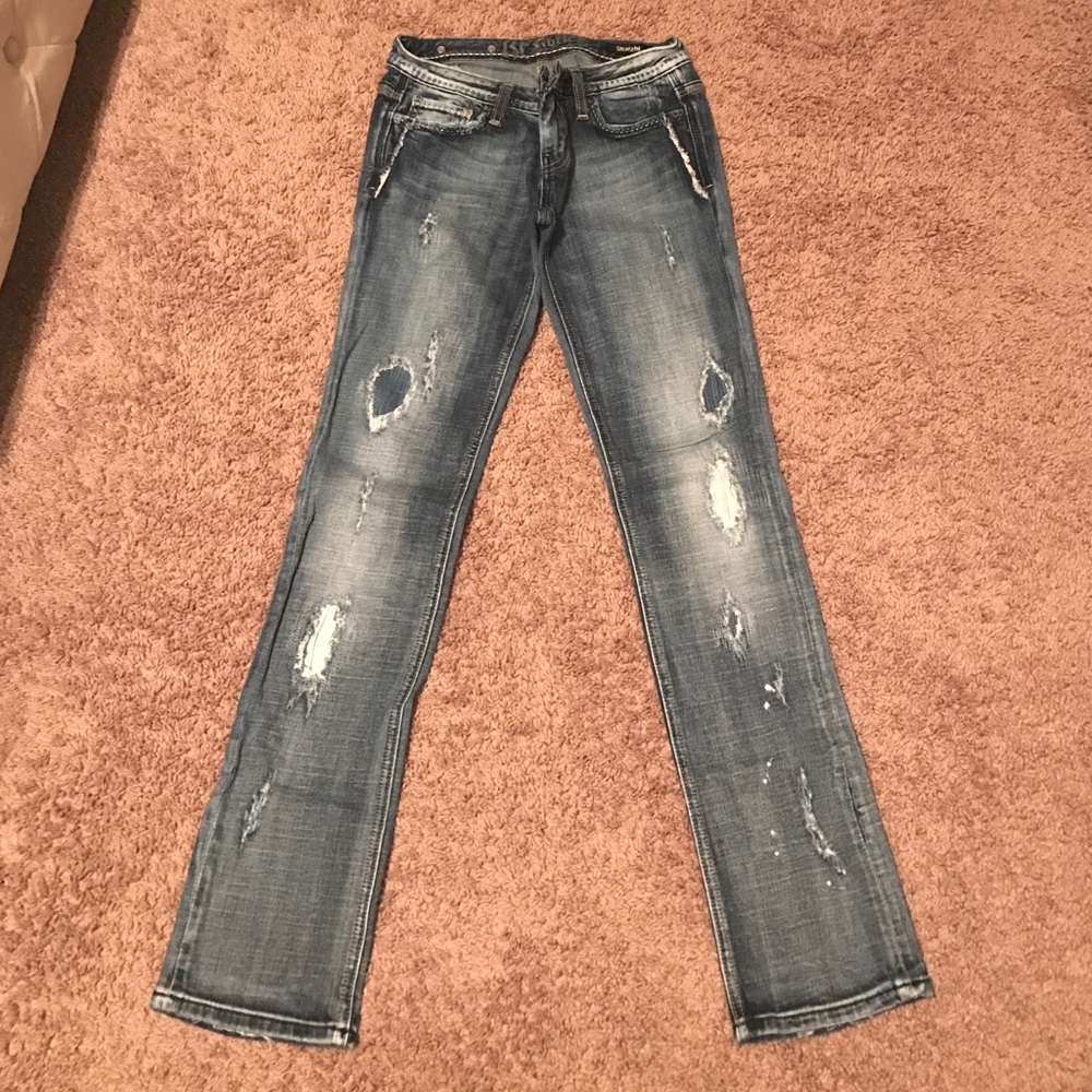 Rerock for express denim jeans