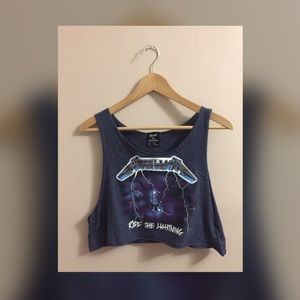 Metallica Muscle Tee Crop⚡️