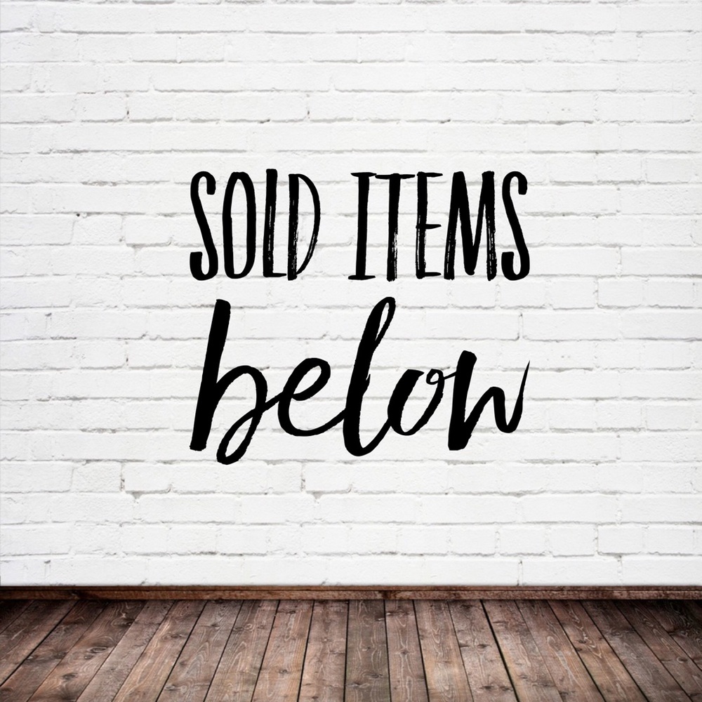 Only sold items past this point! 💕💗💕