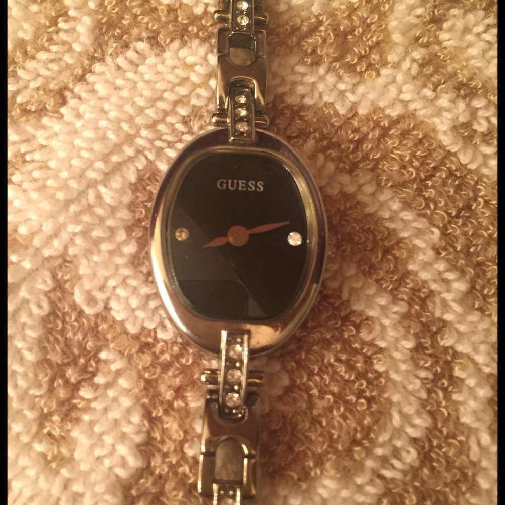 Guess rhinestone wrist watch