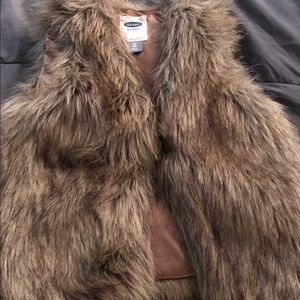 Kids fur vest