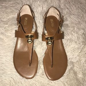 Michael Kors "leather Hamilton T-strap" sandals
