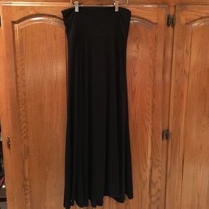 All Black Maxi Skirt size Small