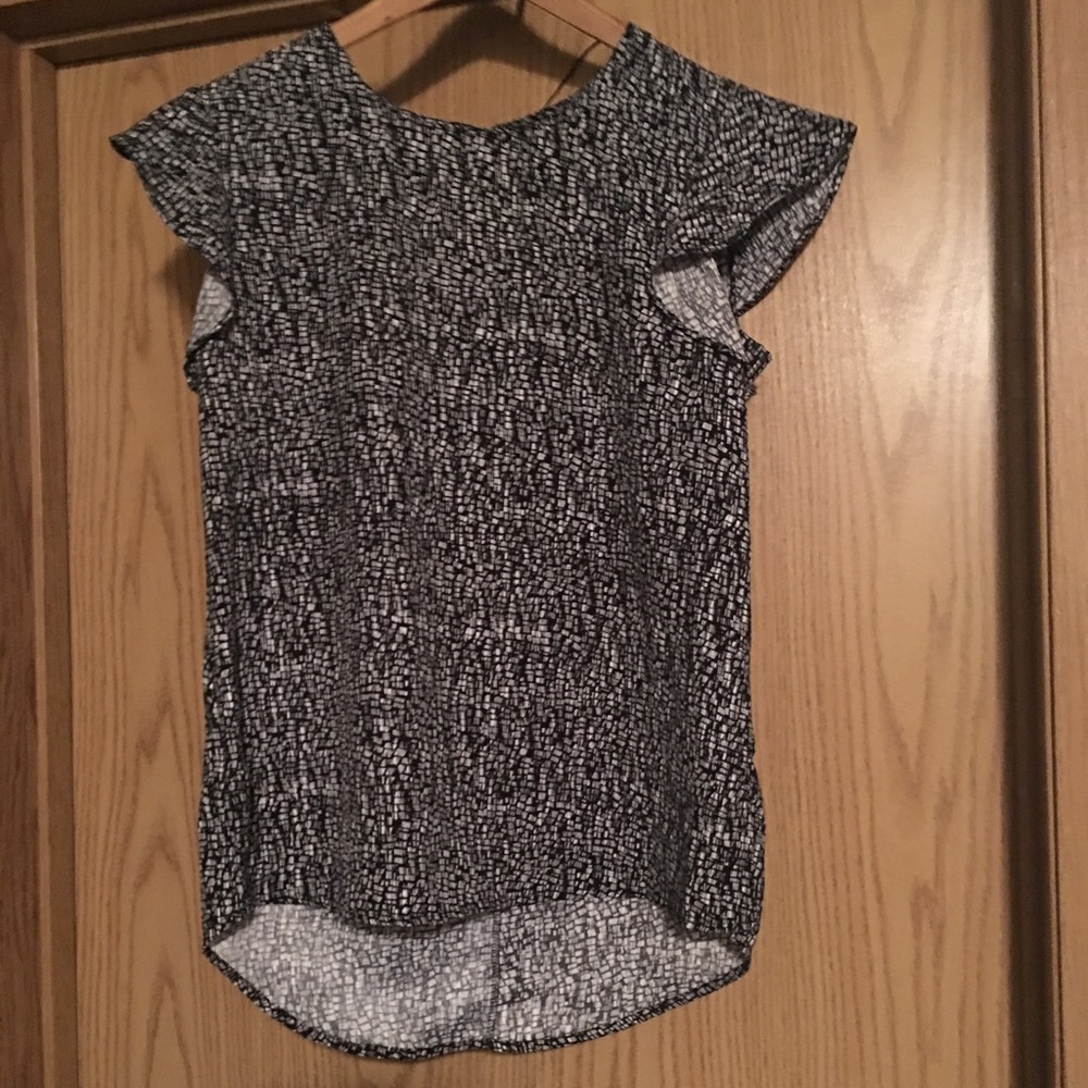 Metaphor Ruffle Blouse