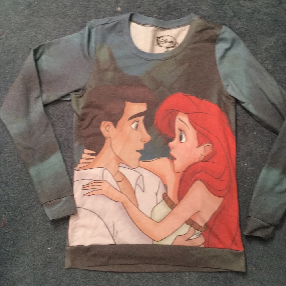 The little mermaid long sleeved shirt