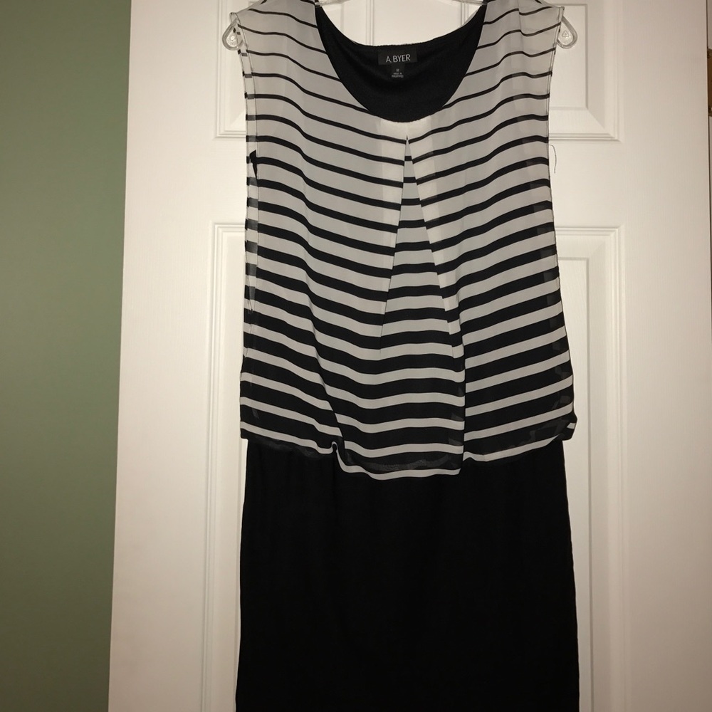 Black & White Mini Dress