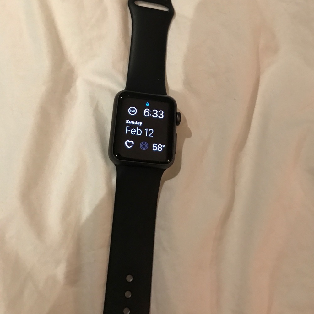 iPhone  Apple Watch  comes with charger and box
