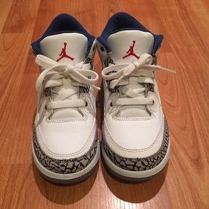 Air Jordan 3 True Blue sz 3Y