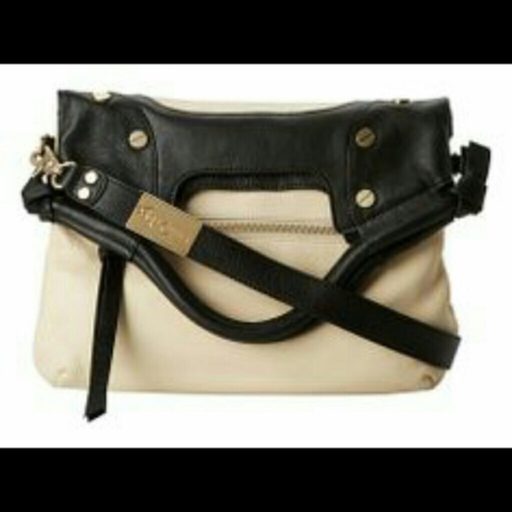 Foley & Corinna Lady Convertible Tote Black & Ecru