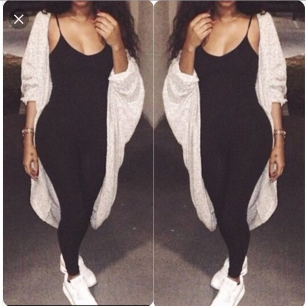 New with tags Navy thin strap jumpsuit