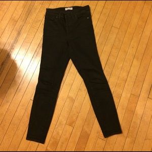 Madewell Highrise Black Skinny - 27