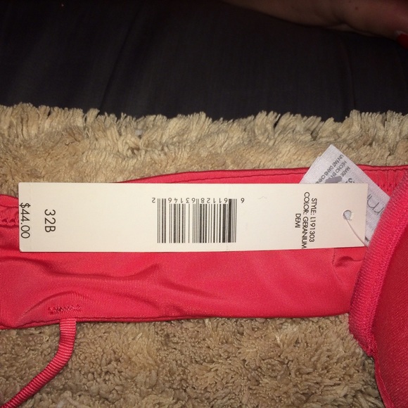 Hot Pink Demi Bra - Picture 3 of 3