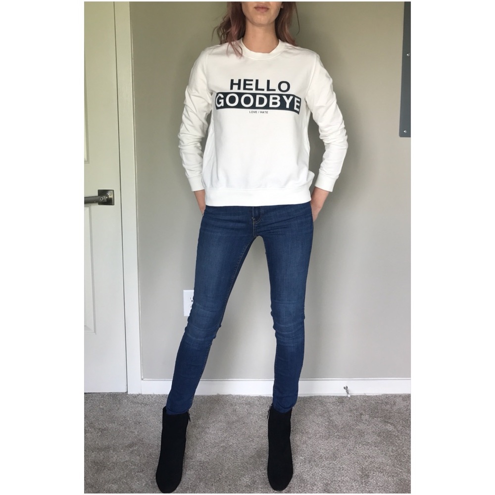 Mango Cotton Sweatshirt Size XS