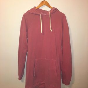 American Apparel Mauve Hoodie Dress