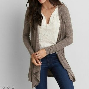 American Eagle Feather Light Waterfall Cardigan