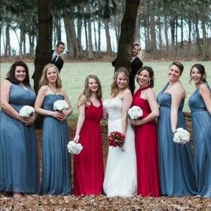 Davids Bridal Dress - Bridesmaid Dress - Pewter