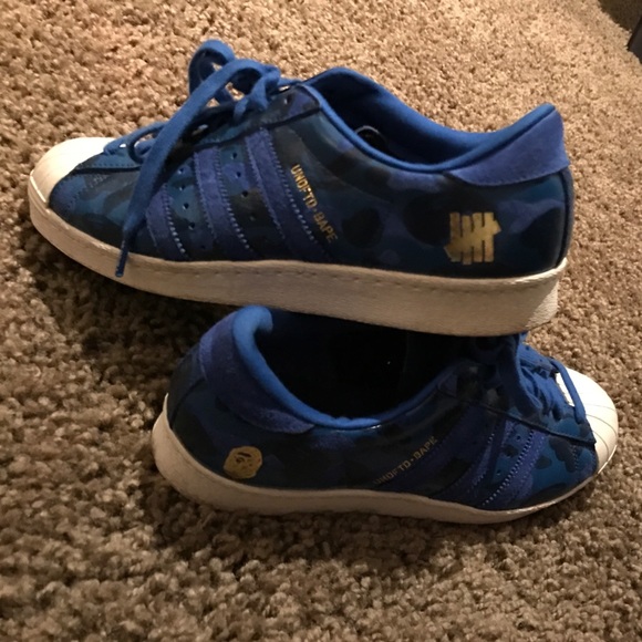 Blue bape superstars
