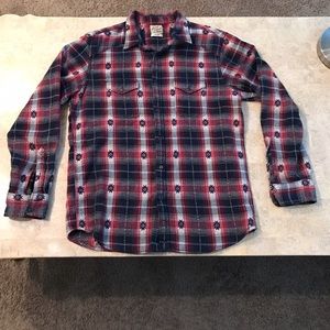 Lucky Brand Men's Flannel Button Down