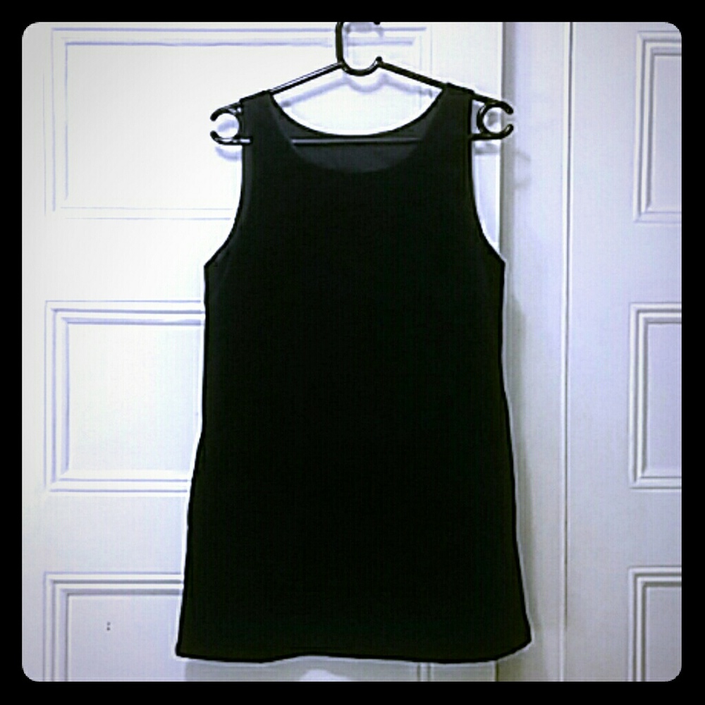 Velvet mini shift dress