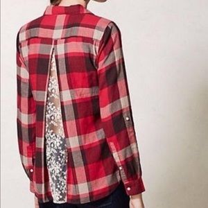 💕Holding Horses Anthropologie Flannel💕