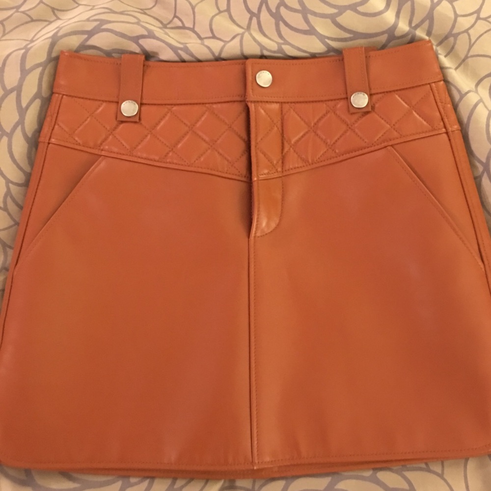 Coach 1941 Leather Skirt