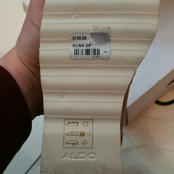 Aldo Alina Boots ankle lace up Boots NIB sz 8, 6.5 - Picture 2 of 4