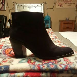 Target Black Booties Size 7