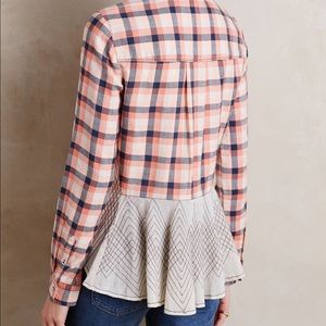 💕Anthropologie NWT Holding Horses Flannel💕