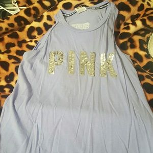 vs pink bling tank