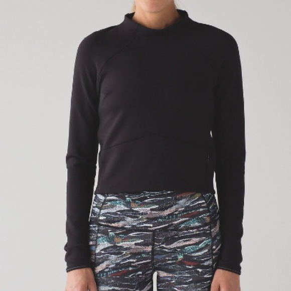lululemon athletica Tops - Hill and Valley Mock Neck Crop Top😎