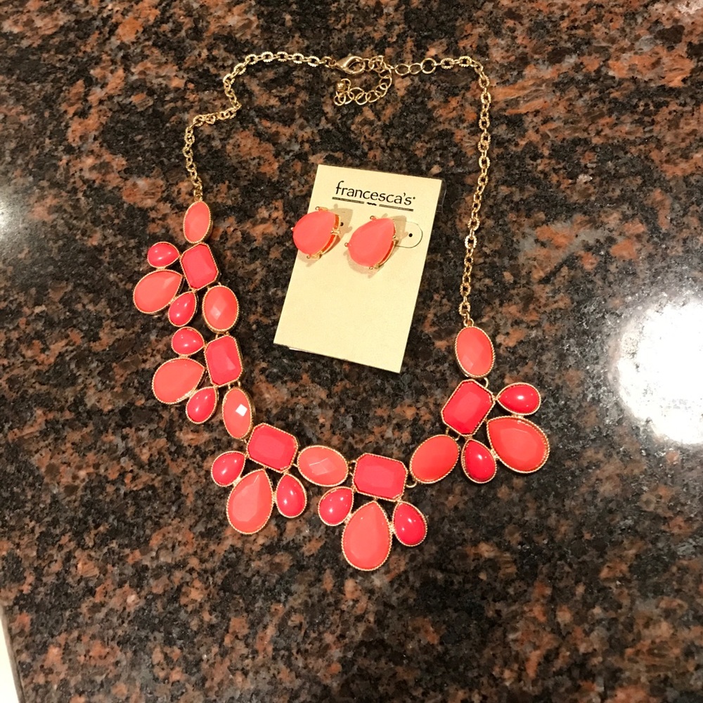Francesca's Necklace and Earring Set
