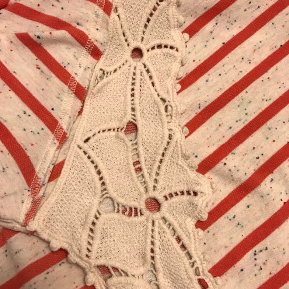 ✨Living Doll Orange&Cream Stripe Hoodie Size:M✨ - Picture 4 of 5