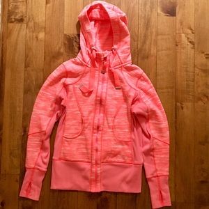 Zella 'Pretty' hoodie - heathered coral