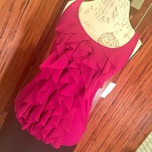 NWT Ruffle tank