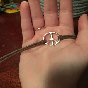 Peace Sign Choker